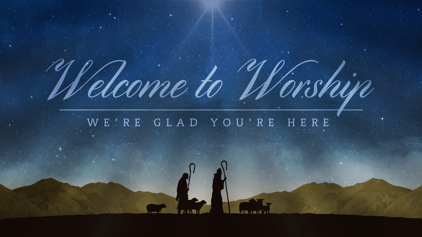 Nativity Night Welcome
