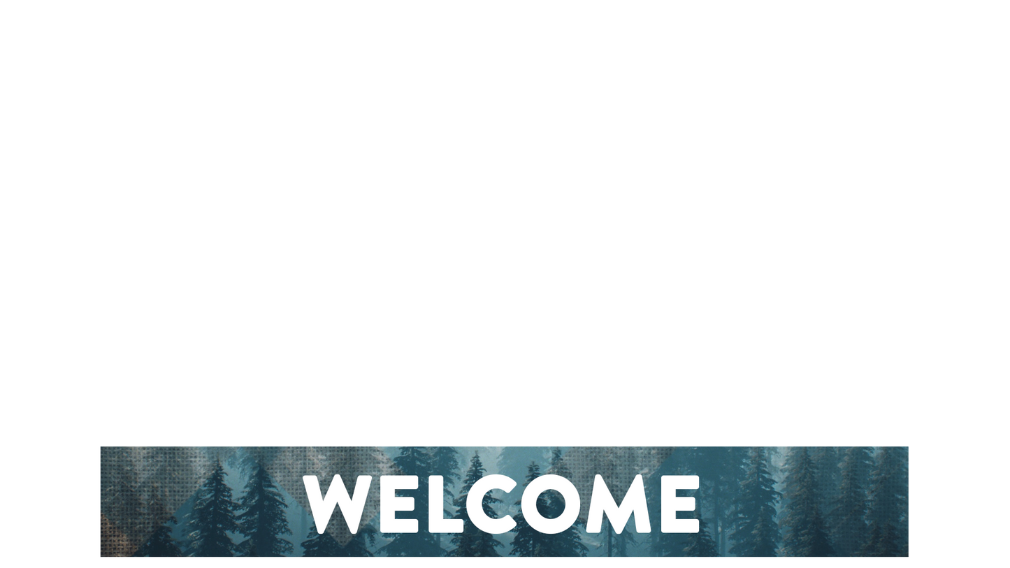 Rustic Christmas Lower Third Welcome