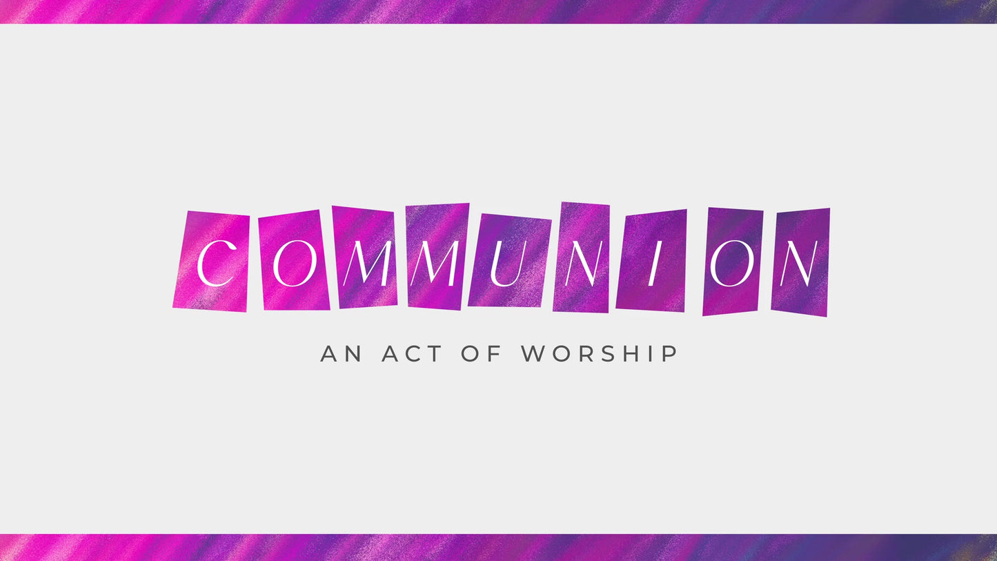 Colorful Easter Communion