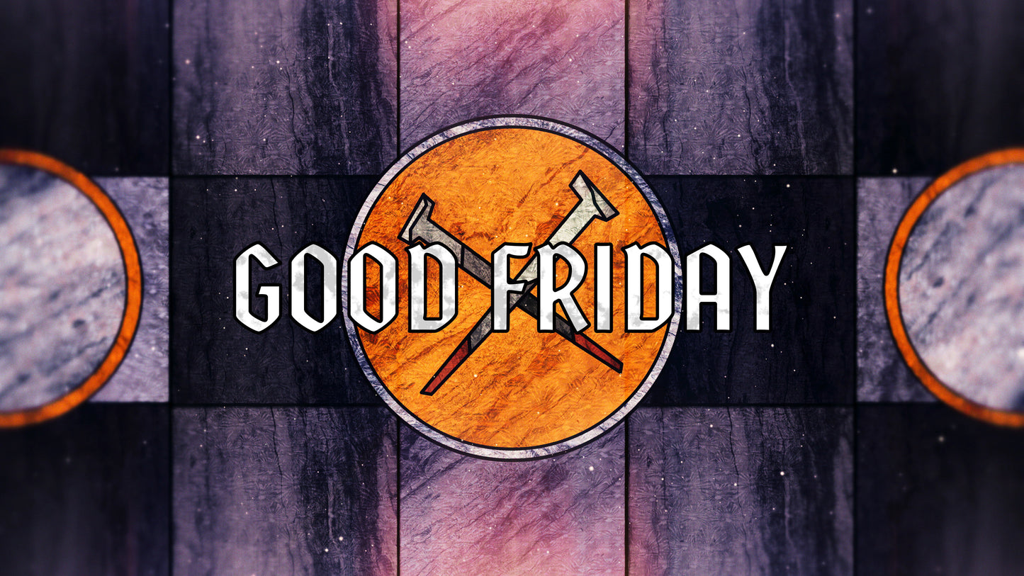 Holy Week Glass Good Friday