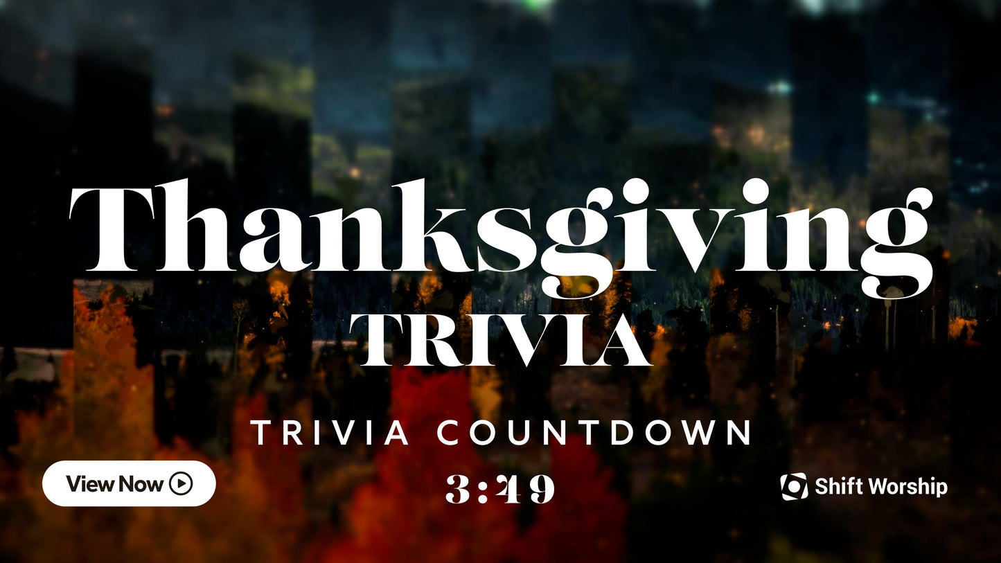 Thanksgiving Trivia Countdown