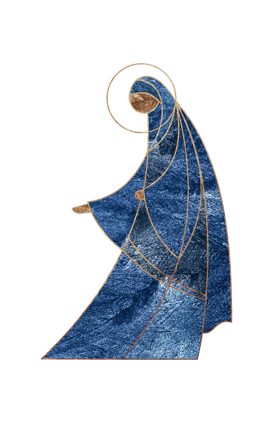 Christmas Figures Mary Visit