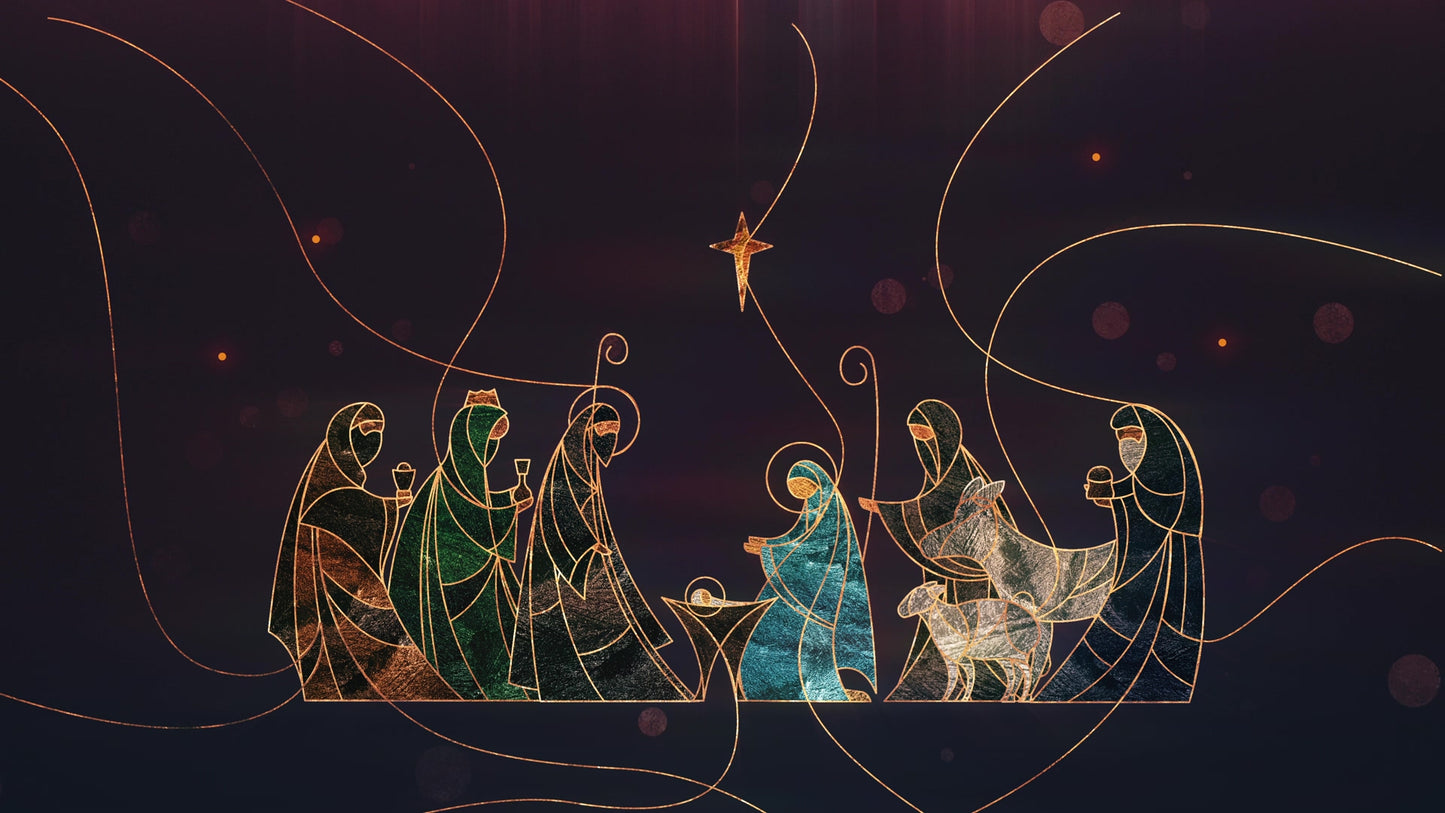 Christmas Figures Scene