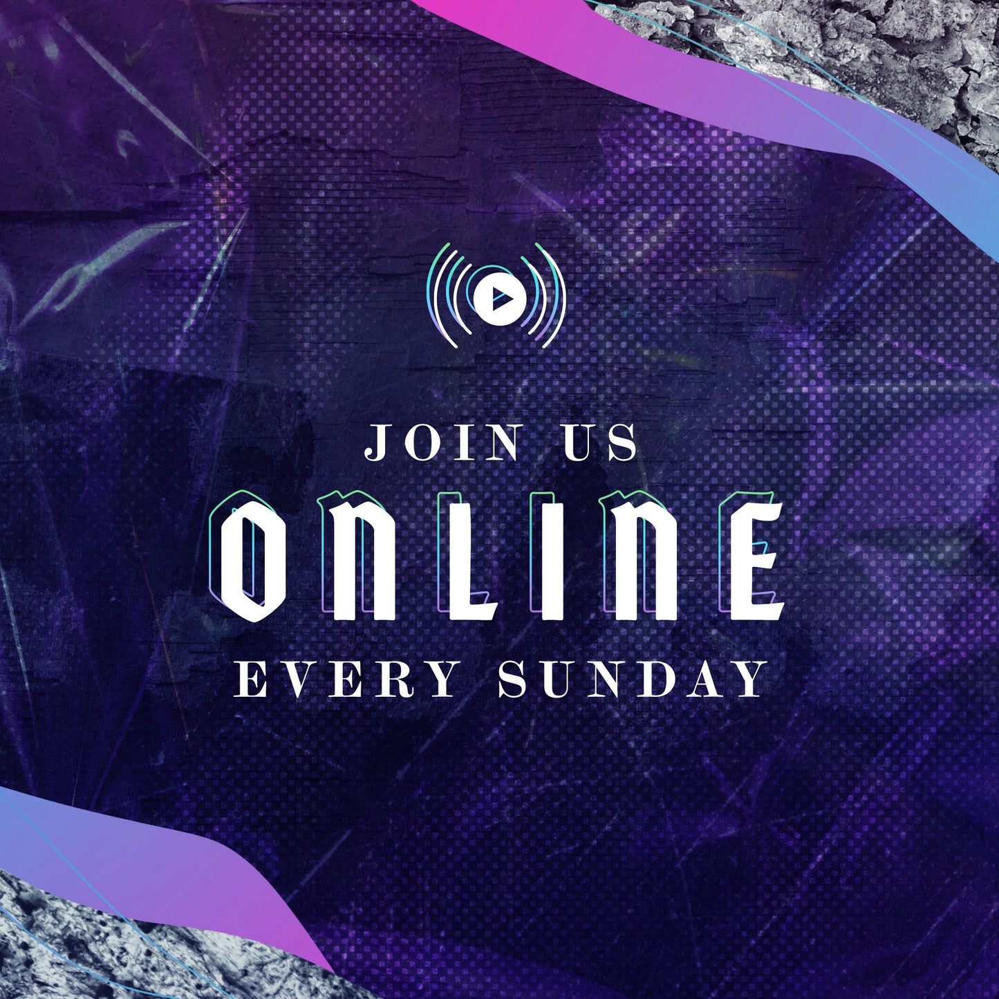 Online Invite - Purple