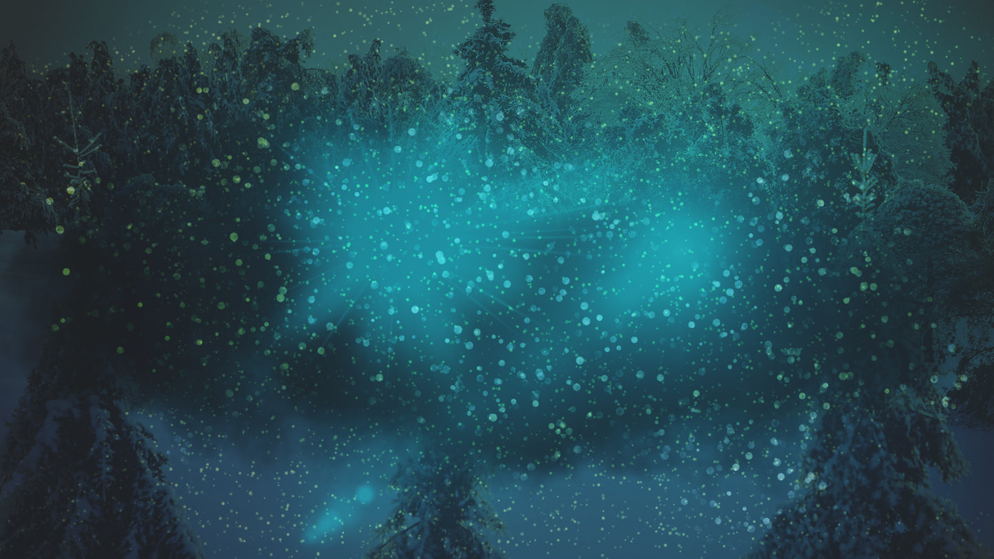 Snowy Night Green