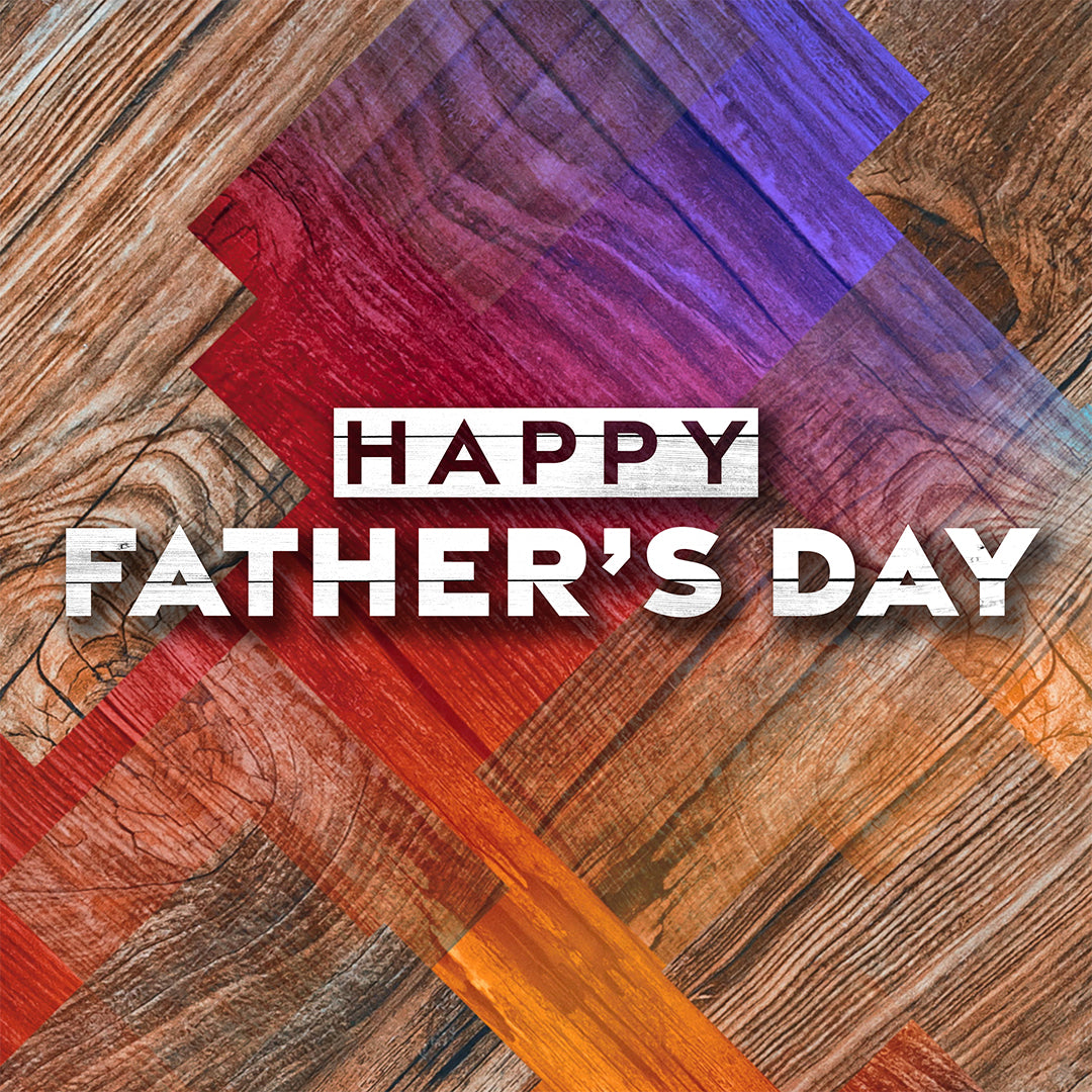 Woodgrain Gradients Father's Day Editable