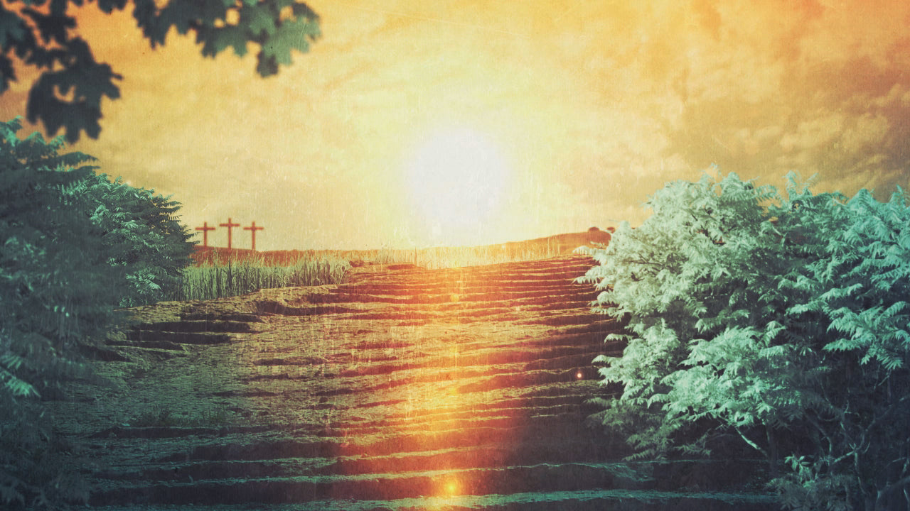 Easter Morning Road Still