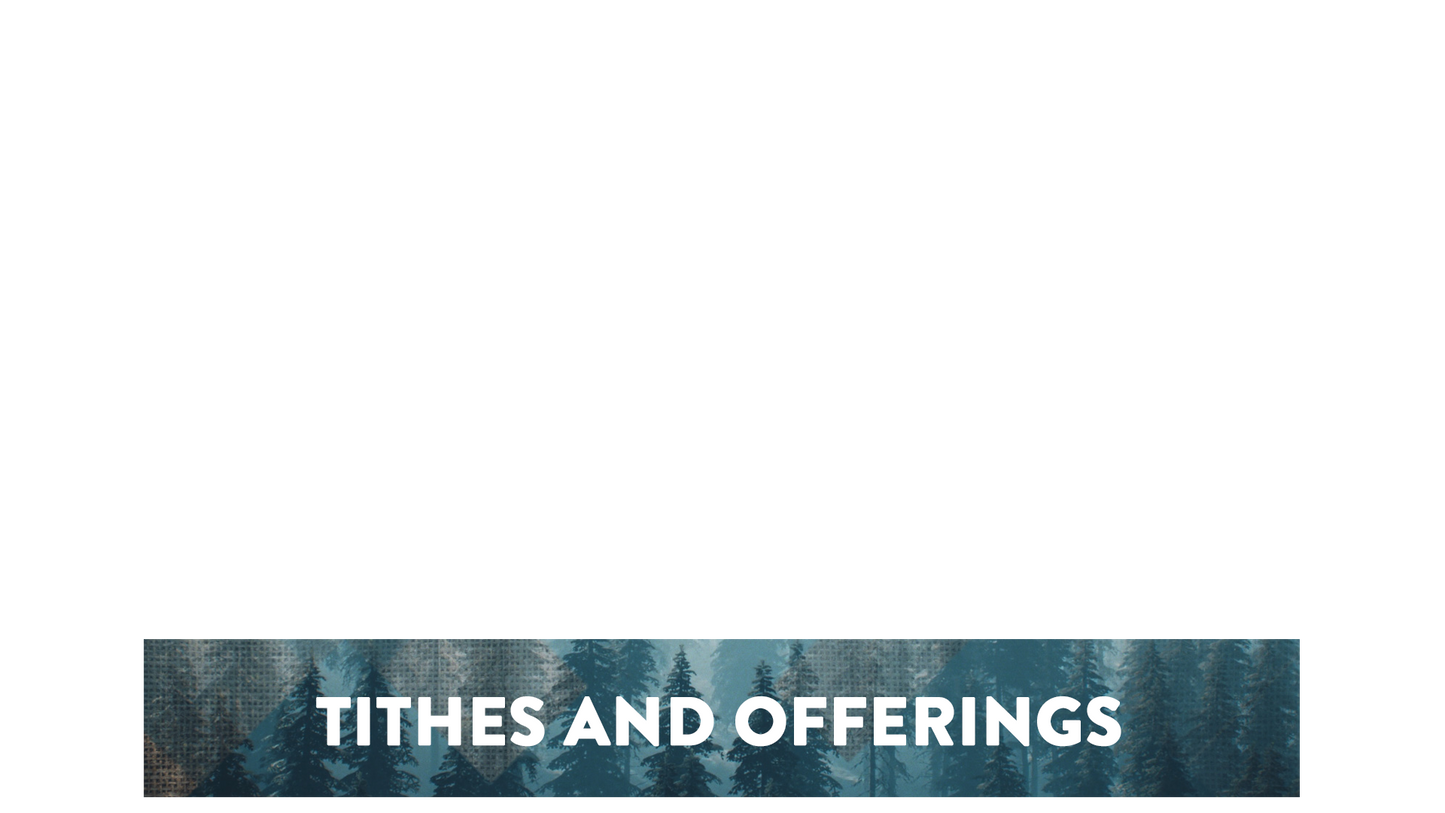 Rustic Christmas Lower Third Tithes Offering