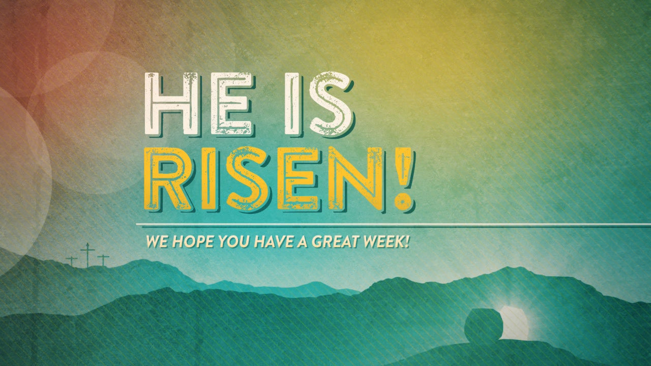 Colorful Easter Sunday Closing Still