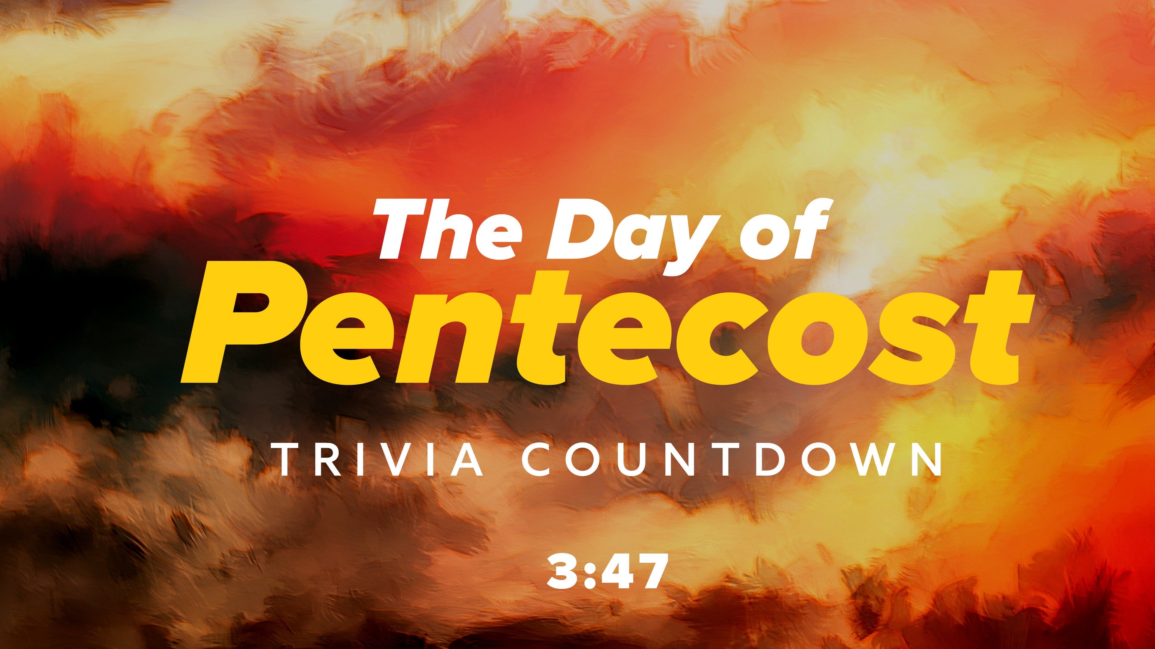 Pentecost Blaze Trivia Countdown | Countdown | Shift Worship