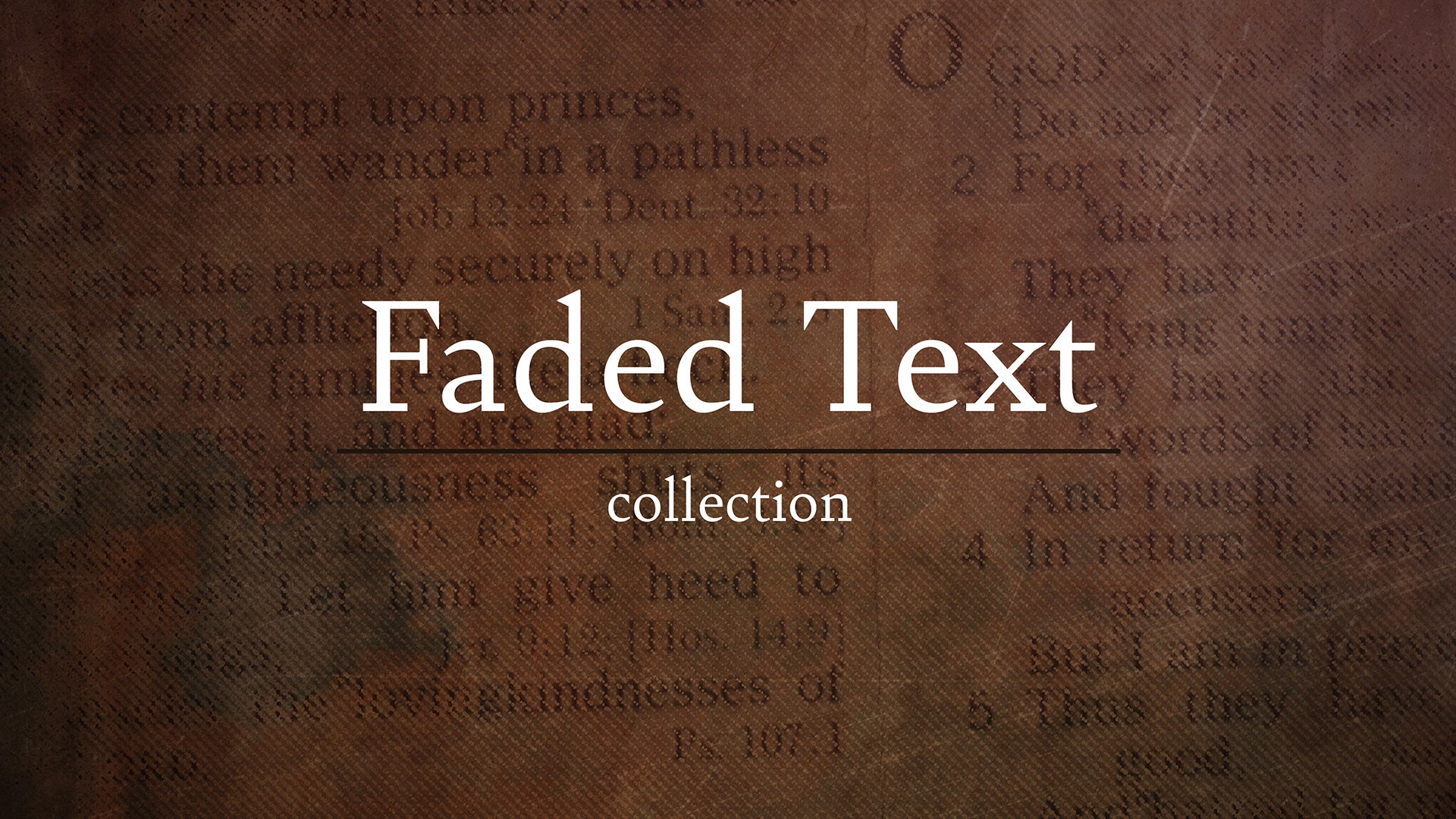 Faded Text Collection | Shift Worship