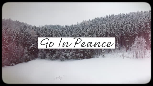 Retro Winter Go In Peace