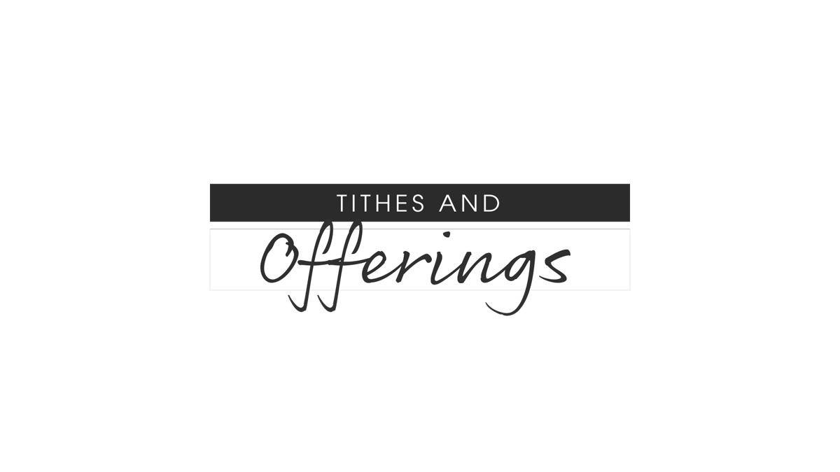 Retro Winter Tithes And Offerings Transparency
