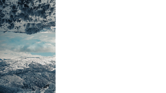 Glorious Winter Lower Third Left Blank