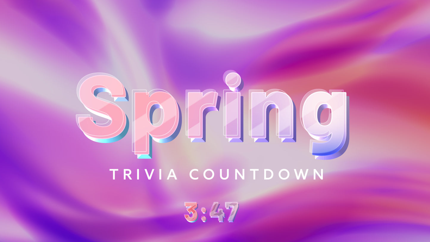 Spring Trivia Countdown