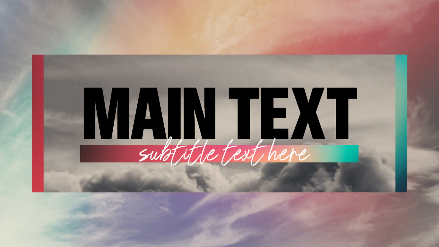 Dream Clouds Sermon Title