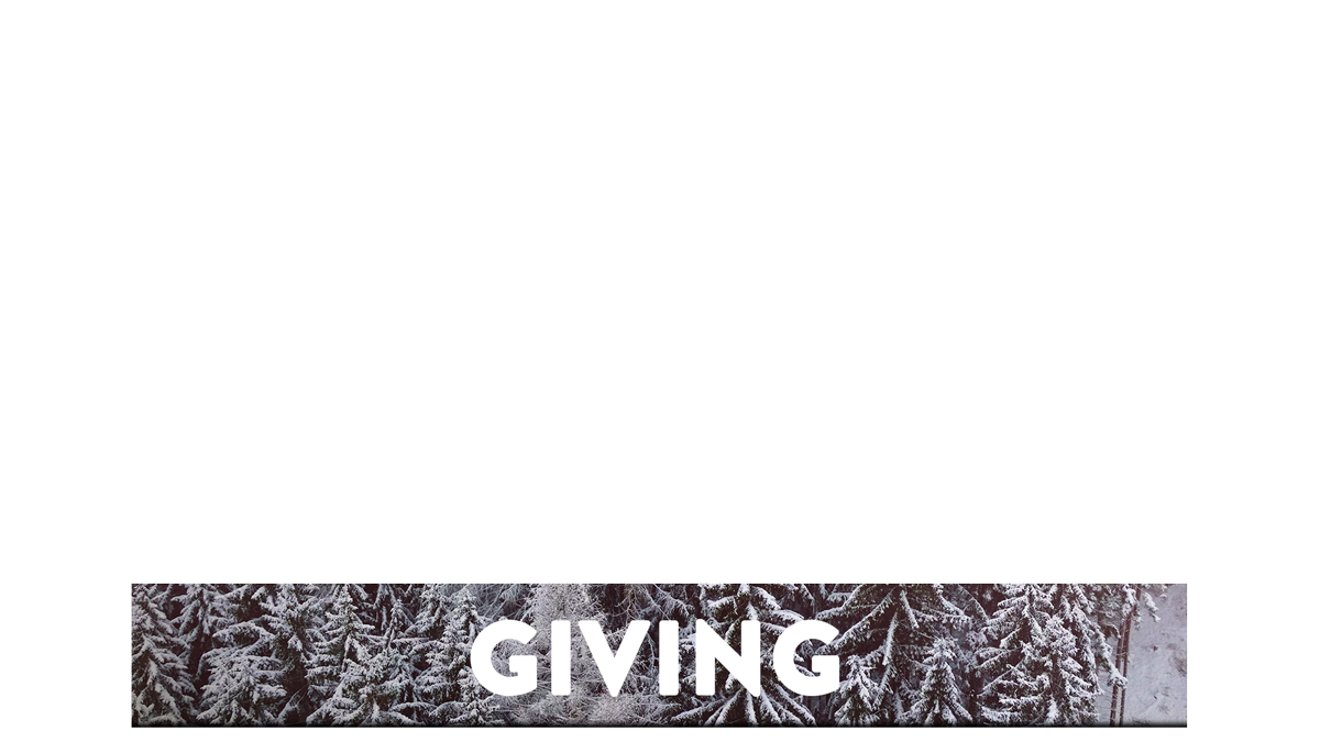 Retro Winter Lower Third Giving Transparency