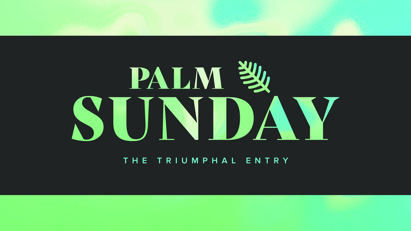 Easter Foil Palm Sunday