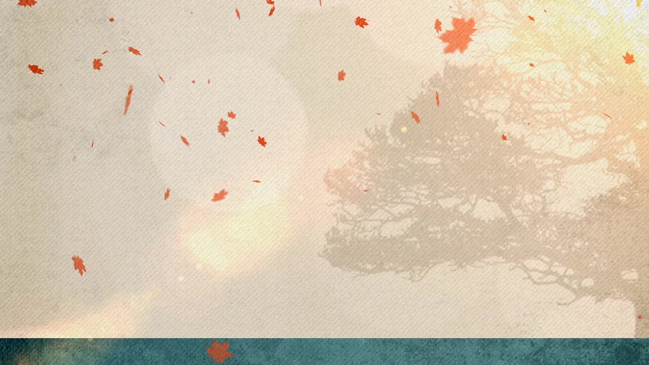 Classic Fall Blank Title Still