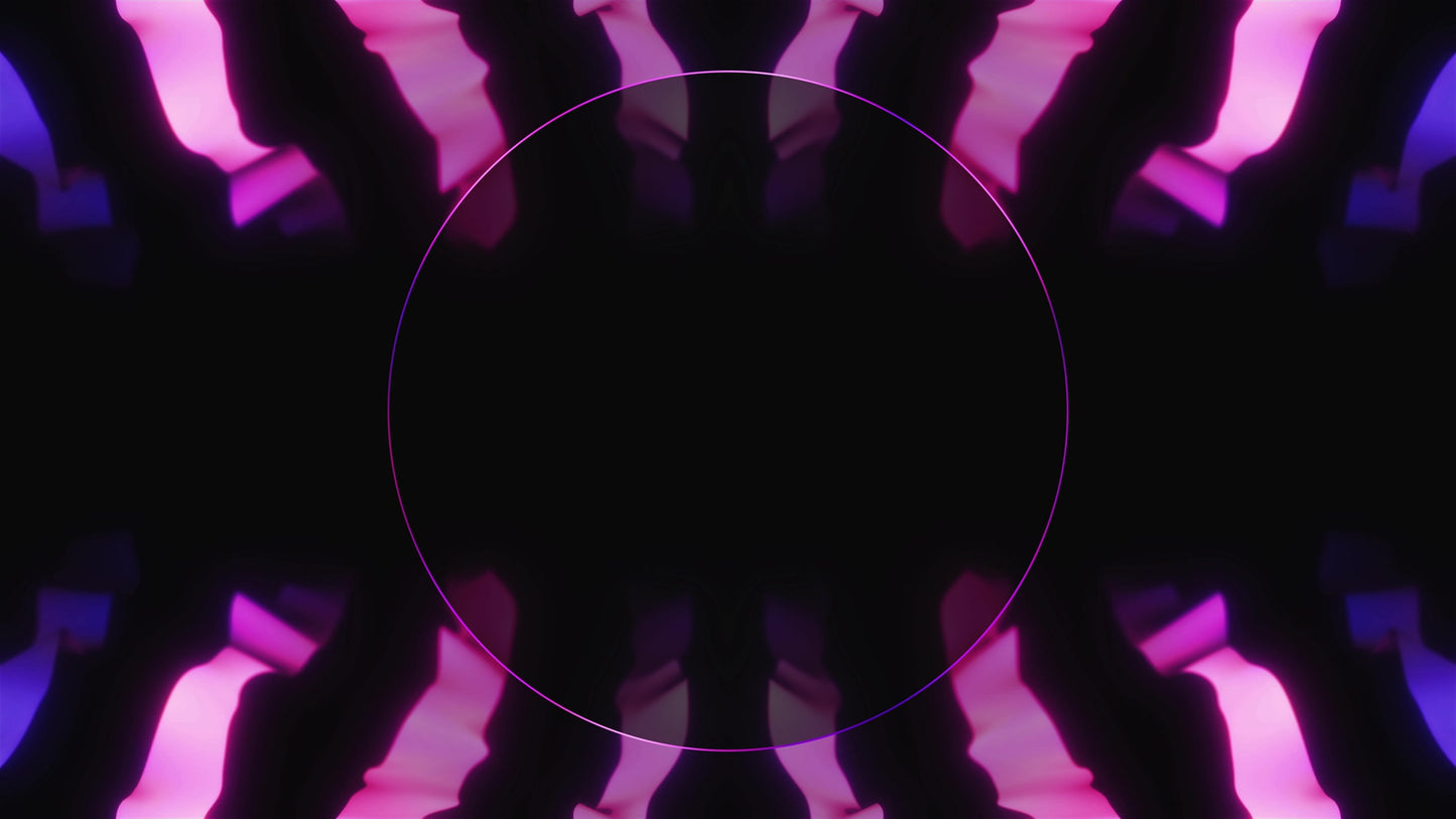 Ribbon Flow Pink Center