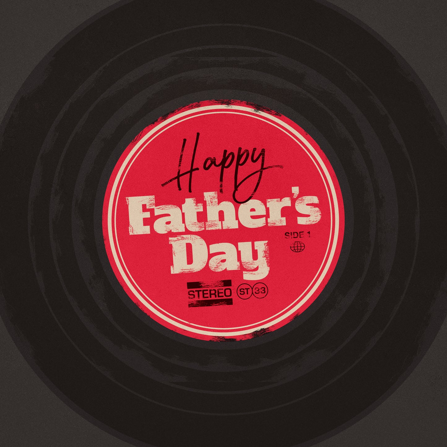Fathers Day Record Square