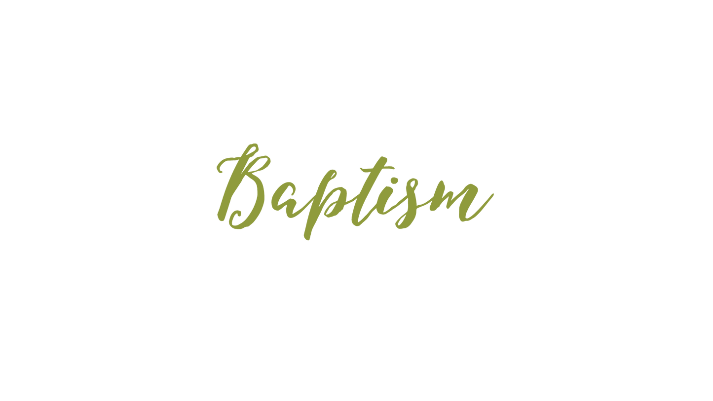 Easter Week Baptism