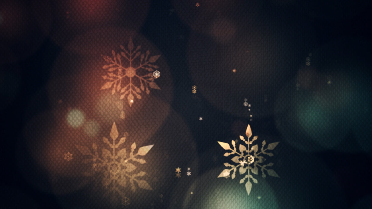 Vintage Christmas Lights Snow 03 Still