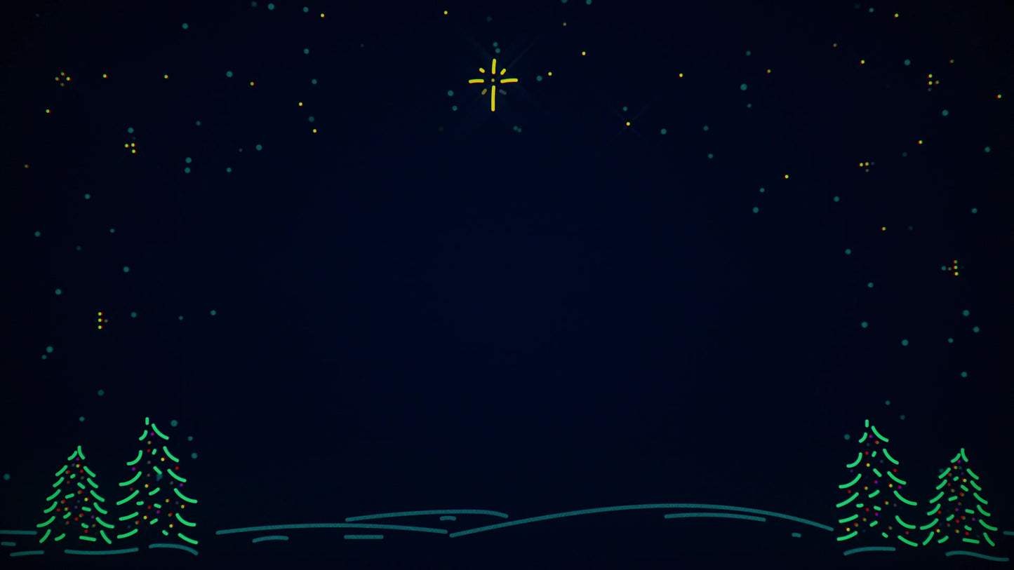 Christmas In Lights Landscape