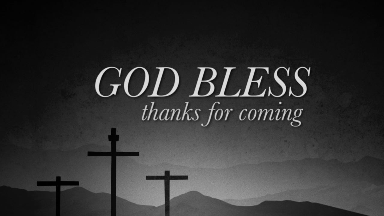 Good Friday Crosses Closing Still