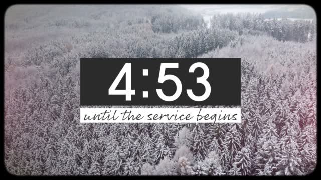 Retro Winter Countdown