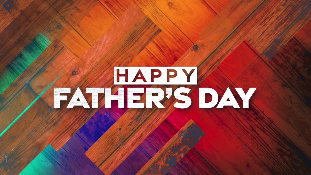 Woodgrain Gradients Happy Father's Day Still
