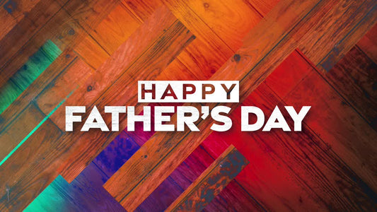 Woodgrain Gradients Happy Father's Day Still