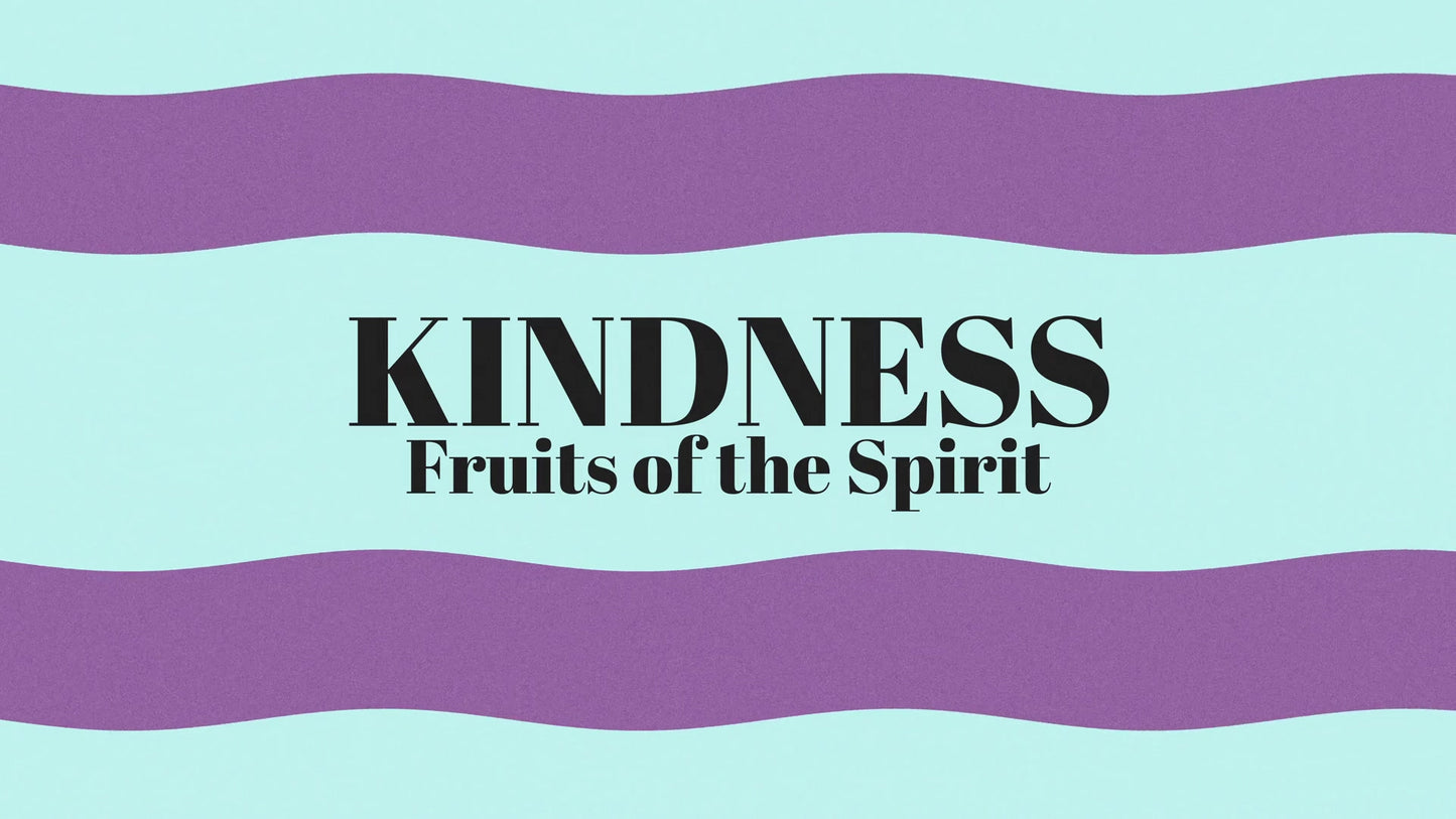 Retro Color Fruits Of The Spirit Kindness