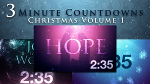 3-Minute Countdowns: Christmas Vol. 1