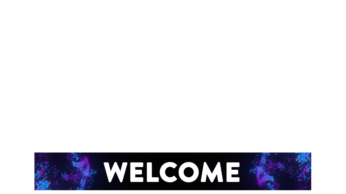 Deep Glow Lower Third Welcome