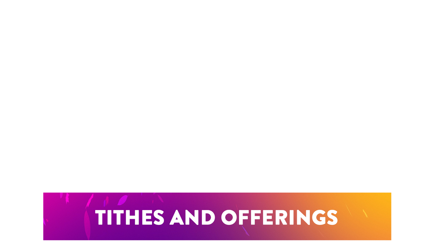 Vibrant Fall Lower Third Tithes Offering