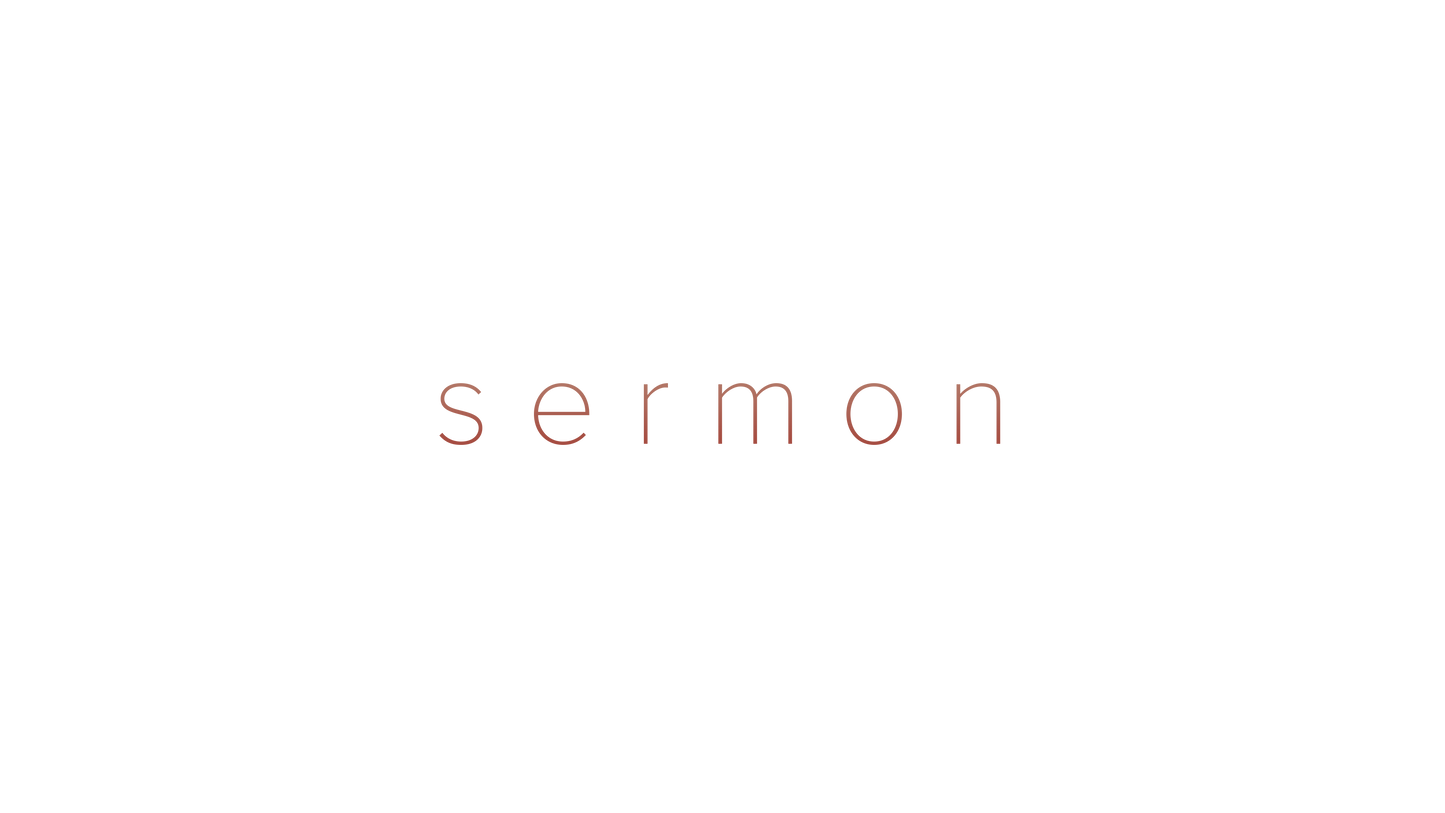 Bloom Sermon