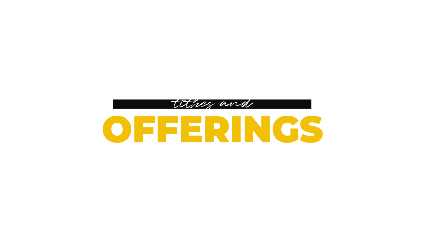 Vintage Light Tithes And Offerings