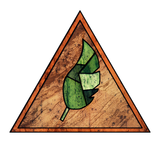 Holy Week Glass Palm Icon Transparency