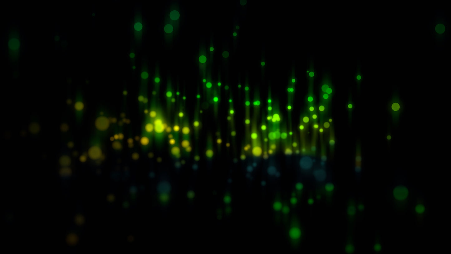 Particle Streaks Green