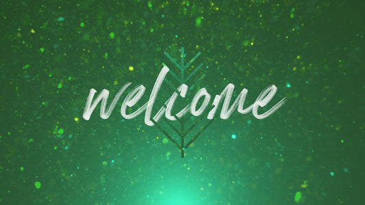 Glimmer Dust Palm Sunday Welcome Still