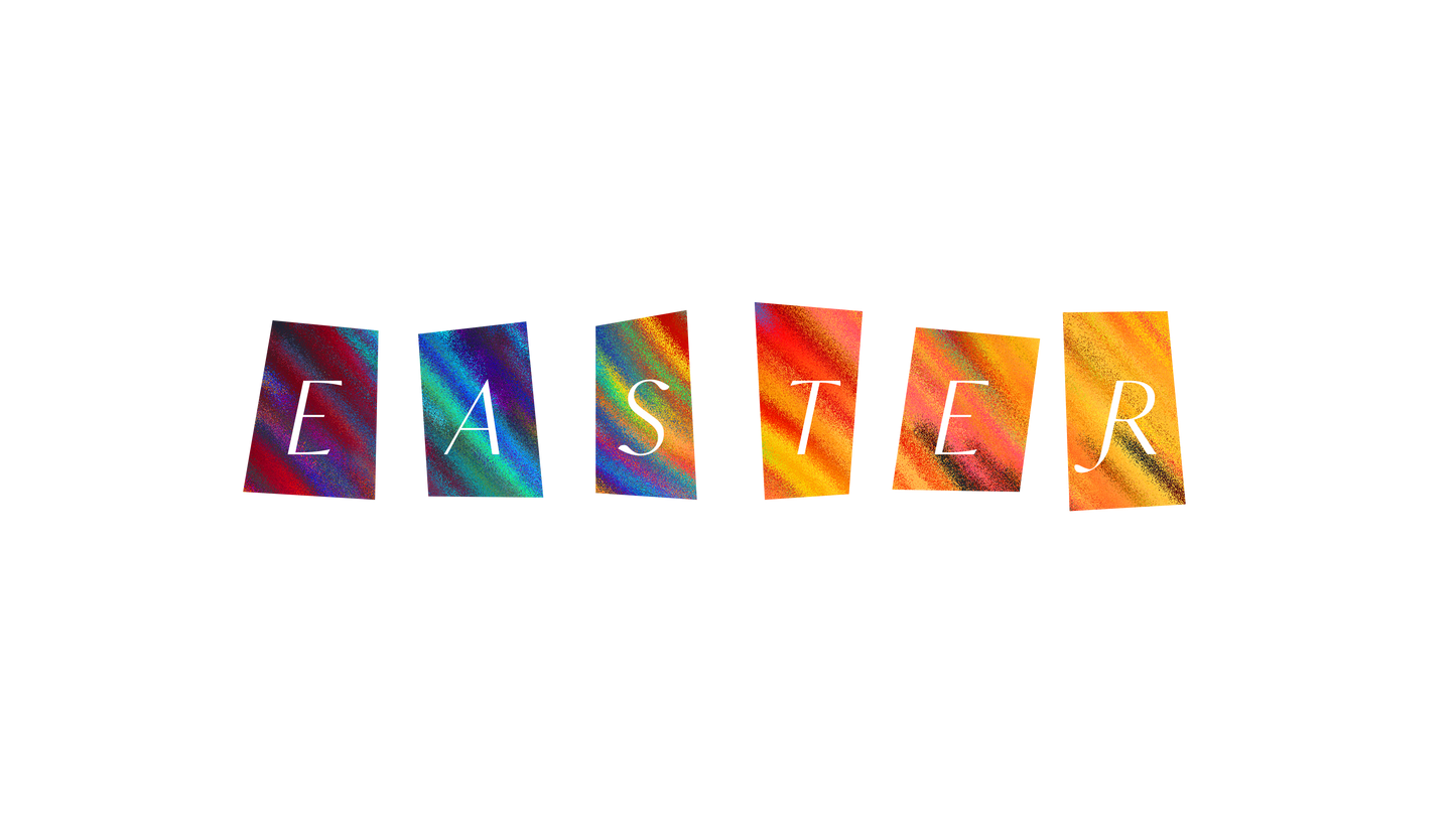 Colorful Easter Title