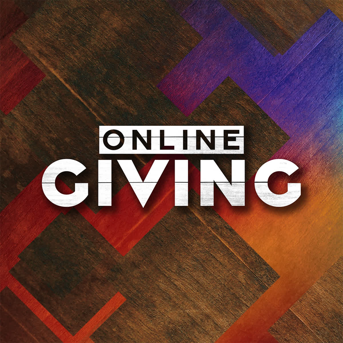 Woodgrain Gradients Online Giving