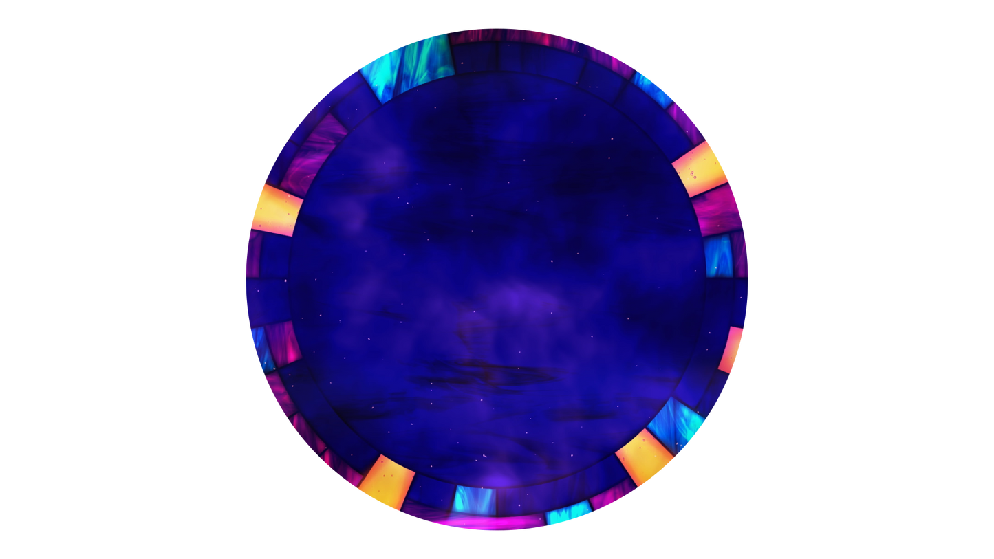 Stained Glass Christmas Cl Circle 02