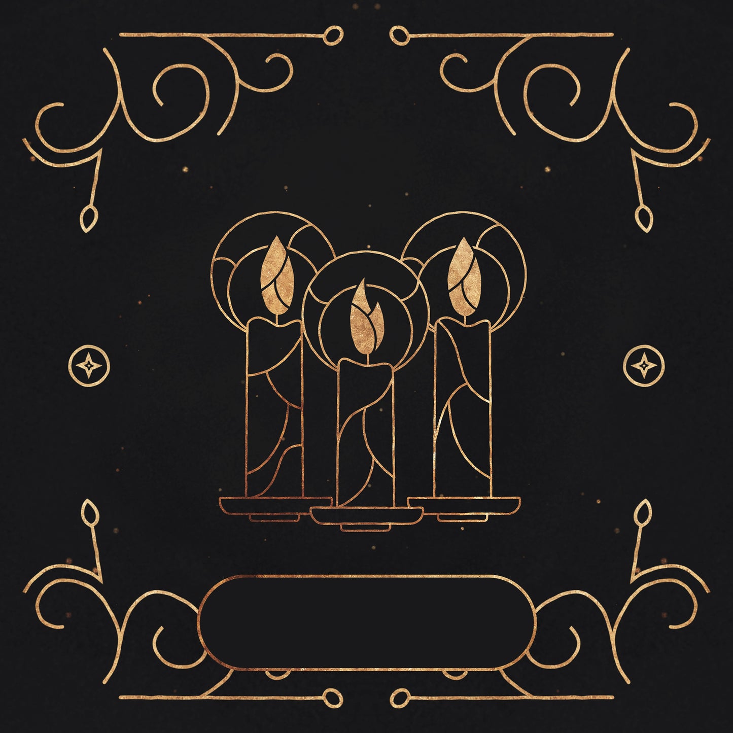 Advent 3 Candles Blank