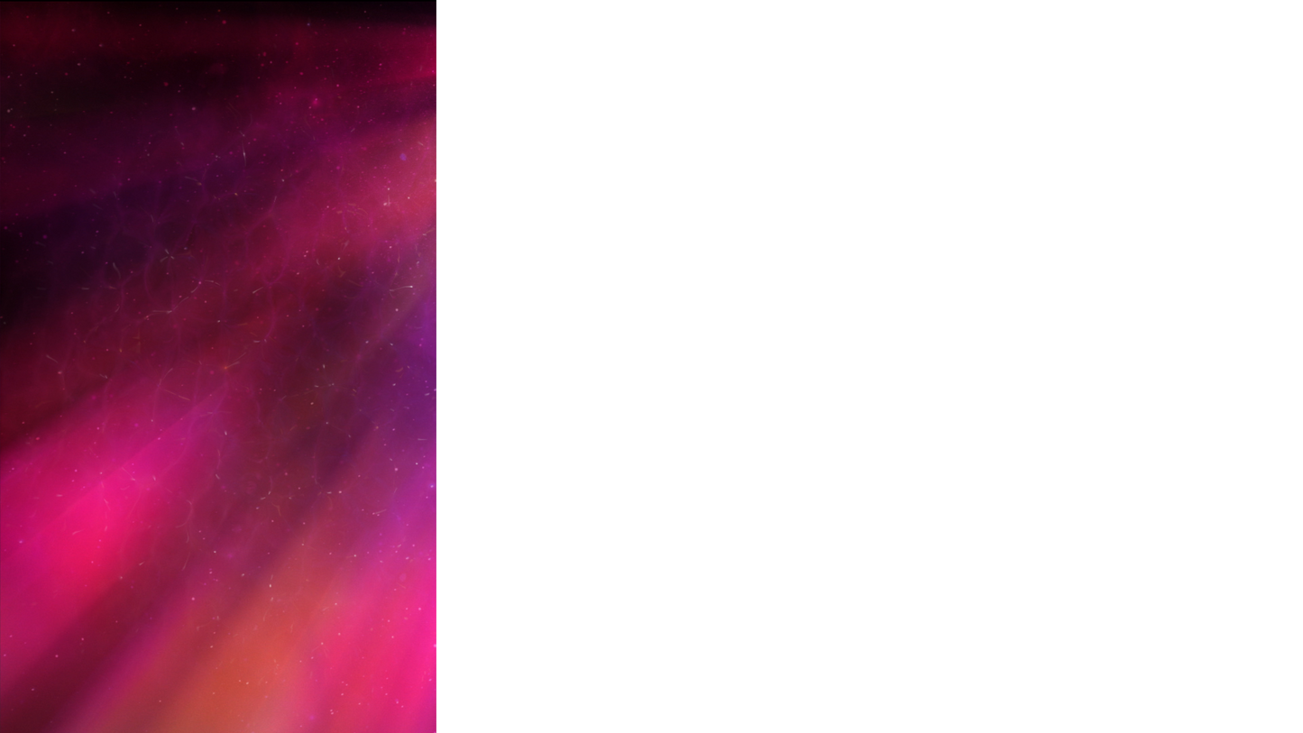 Universe Glow Lower Third Left Blank