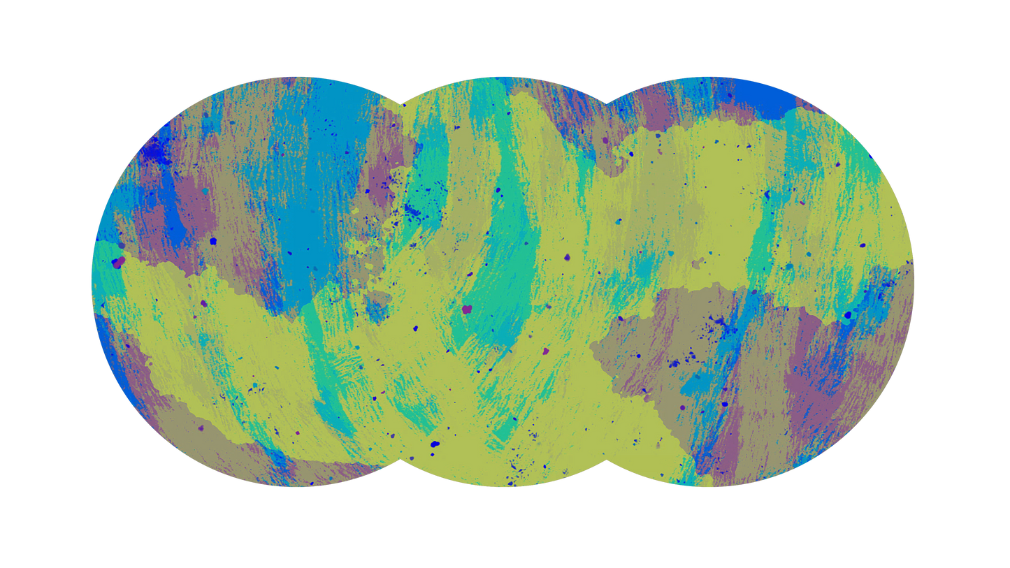 Vibrant Strokes Circles