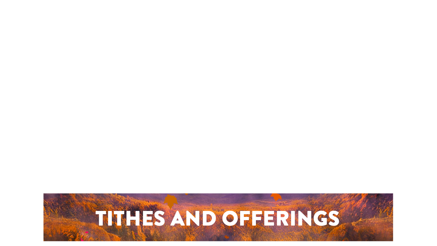 Surreal Fall Lower Third Tithes Offering