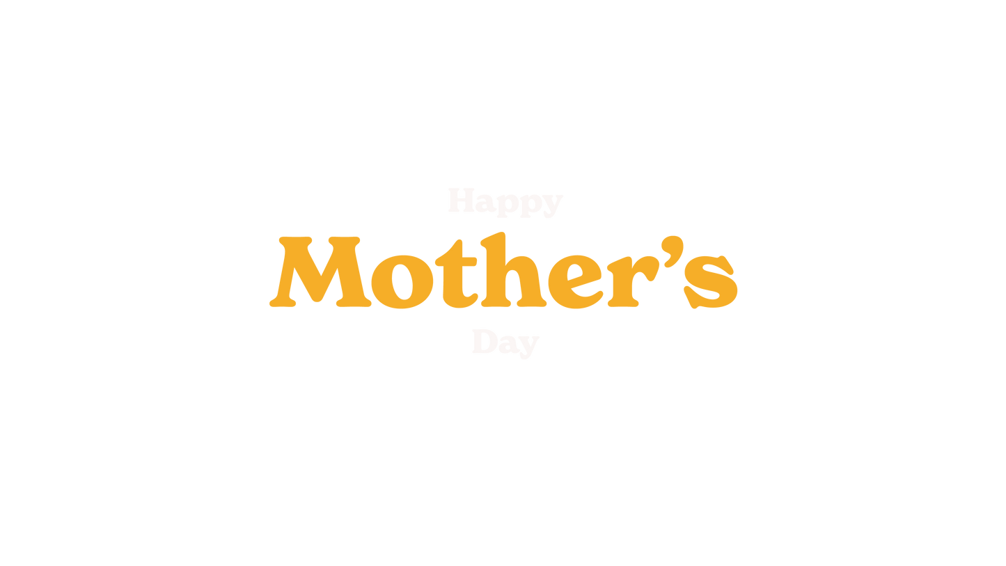 Modern Mothers Day Title