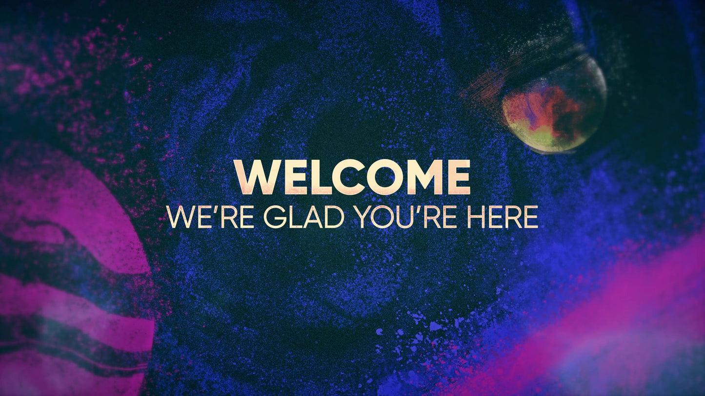 Painted Cosmos Welcome